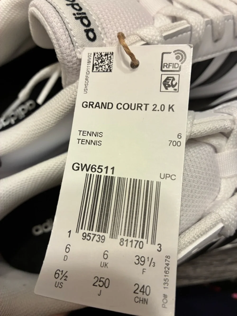 adidas White Black Women's Sneakers